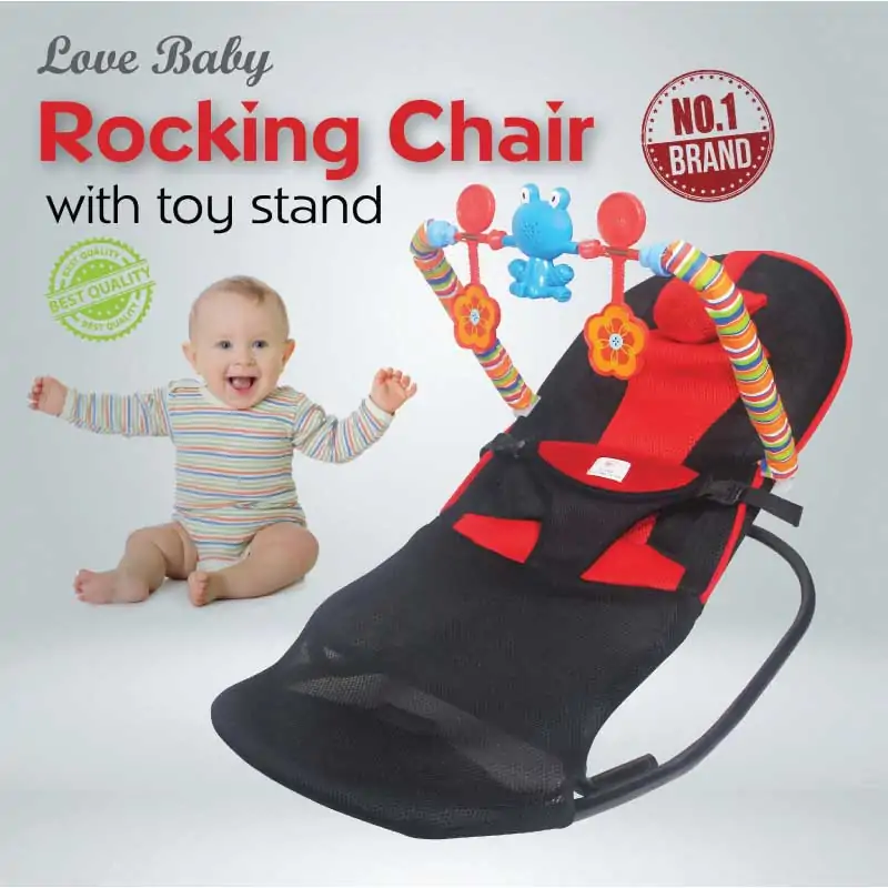 Love Baby Rocking Chair With Toy Stand